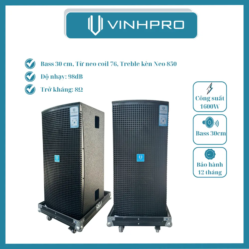 LOA FULL PHI THUYỀN VINHPRO PT-212N LOA FULL, LOA FULL PHI THUYỀN, VINHPRO PT-212N