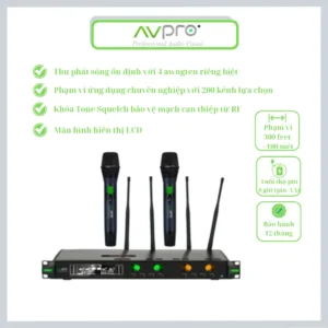 MICRO KHÔNG DÂY, AVPRO KP550II