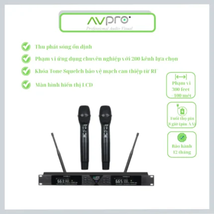 MICRO KHÔNG DÂY, AVPRO M-600Plus