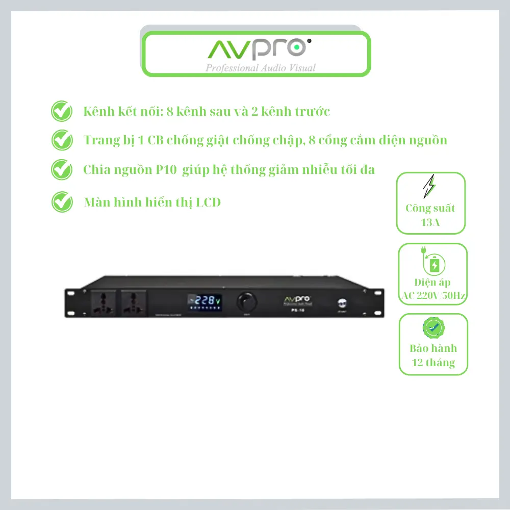 QUẢN LÝ NGUỒN AVPRO PS-10 QUẢN LÝ NGUỒN, AVPRO PS-10