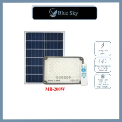 ĐÈN NĂNG LƯỢNG MẶT TRỜI, BLUESKY BLS – MB200