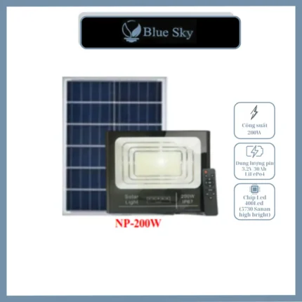 ĐÈN NĂNG LƯỢNG MẶT TRỜI, BLUESKY BLS – NP200
