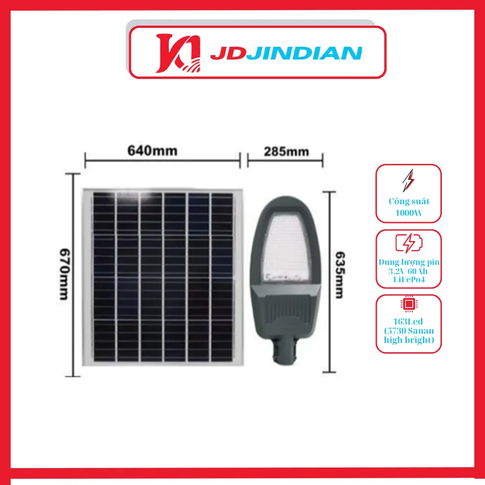 ĐÈN NĂNG LƯỢNG MẶT TRỜI - BLUESKY JD-1000 ĐÈN NĂNG LƯỢNG MẶT TRỜI, BLUESKY JD-1000