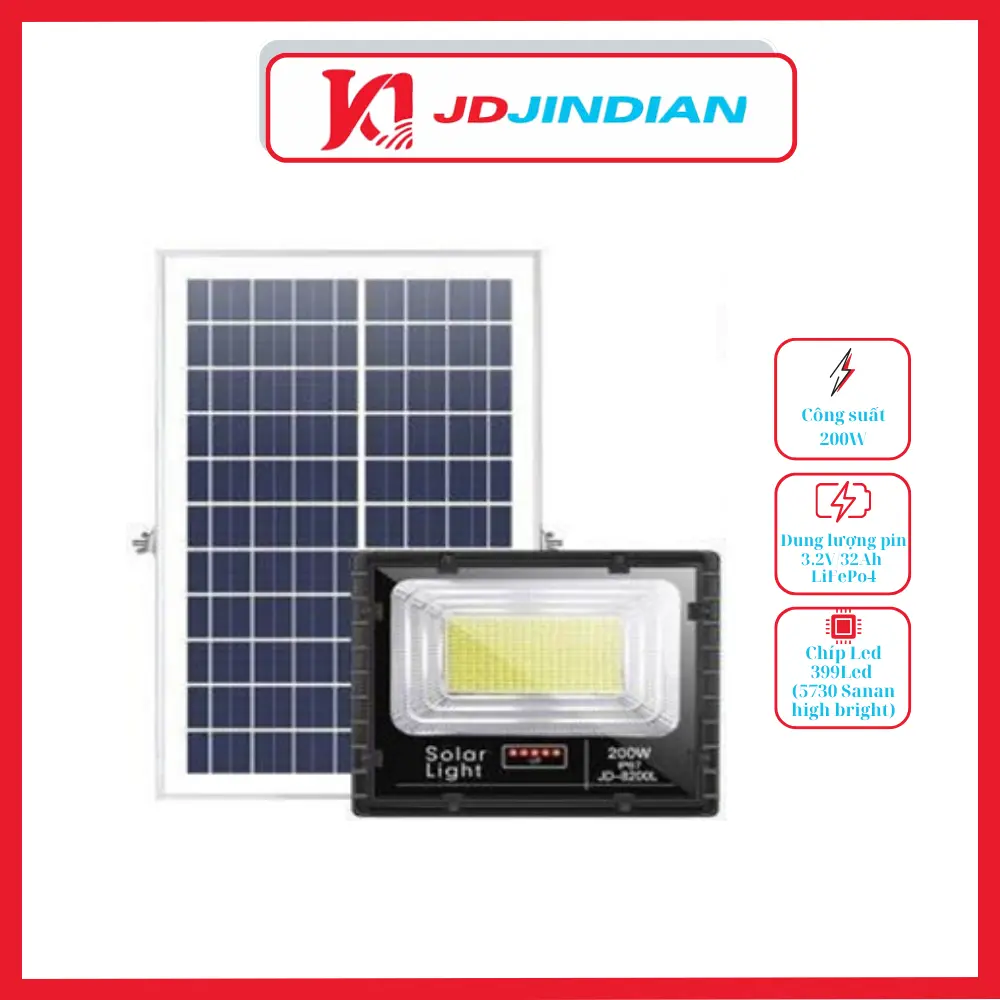 ĐÈN NĂNG LƯỢNG MẶT TRỜI - BLUESKY JD - 8200L ĐÈN NĂNG LƯỢNG MẶT TRỜI, BLUESKY JD – 8200L