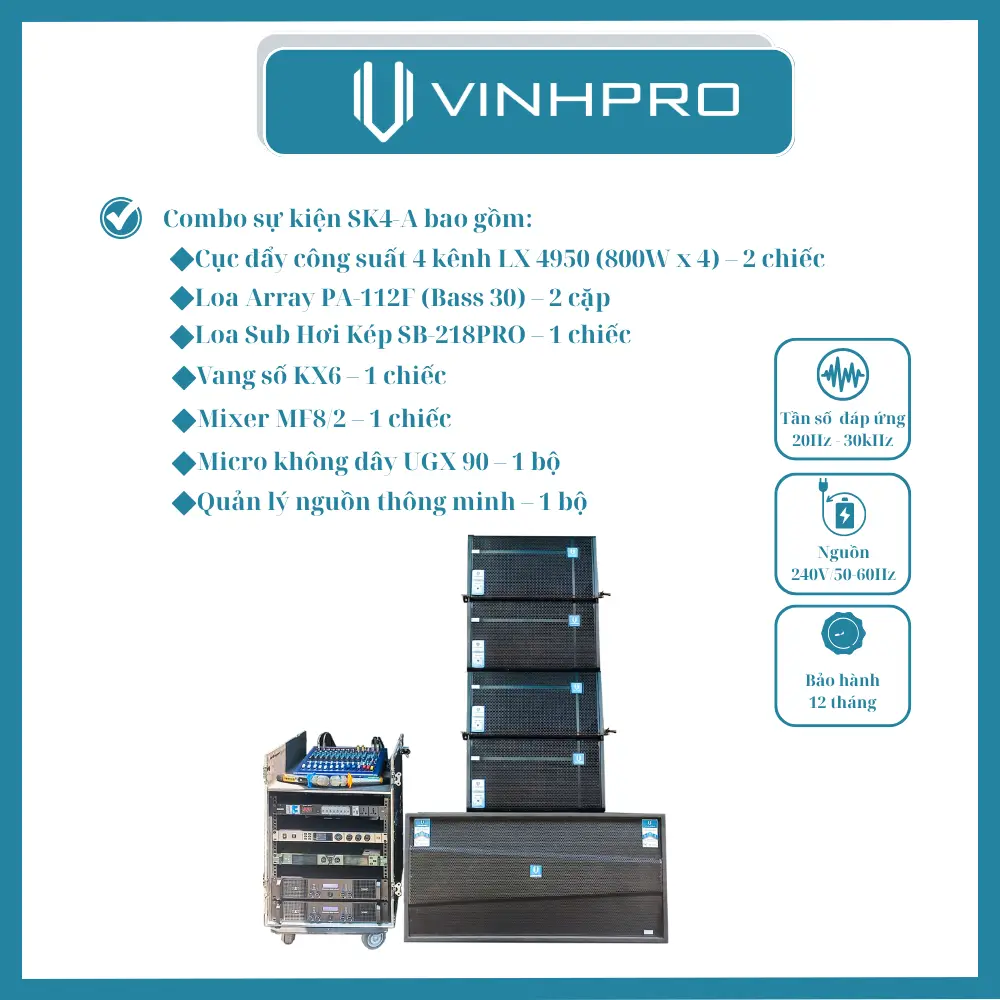 COMBO SỰ KIỆN VINHPRO SK4-A COMBO SỰ KIỆN, VINHPRO SK4-A