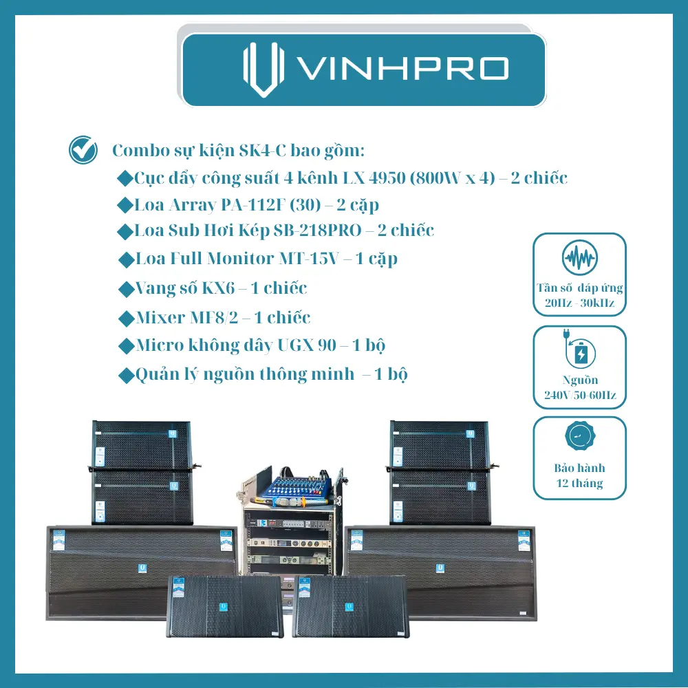 COMBO SỰ KIỆN VINHPRO SK4-C COMBO SỰ KIỆN, VINHPRO SK4-C