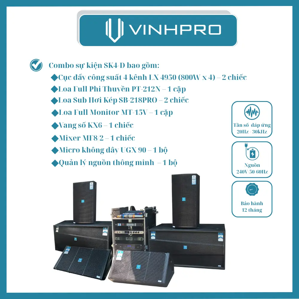 COMBO SỰ KIỆN VINHPRO SK4-D COMBO SỰ KIỆN, VINHPRO SK4-D