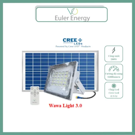 ĐÈN NĂNG LƯỢNG MẶT TRỜI, EULER ENERGY Wawa Light 3.0