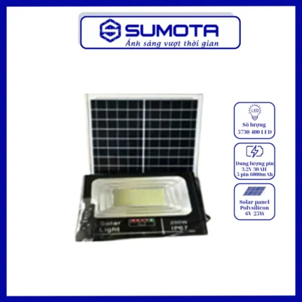 ĐÈN NĂNG LƯỢNG MẶT TRỜI, SUMOTA SM-200W