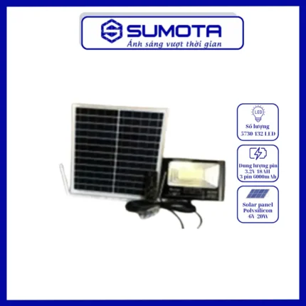 ĐÈN NĂNG LƯỢNG MẶT TRỜI, SUMOTA SM-60W