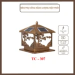 ĐÈN TRỤ CỔNG, NĂNG LƯỢNG MẶT TRỜI, TC – 307