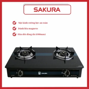 BẾP GAS ĐÔI, SAKURA, SA-690GB