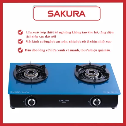 BẾP GAS ĐÔI, SAKURA, SA-793LG