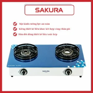 BẾP GAS ĐÔI, SAKURA, SA-890HG