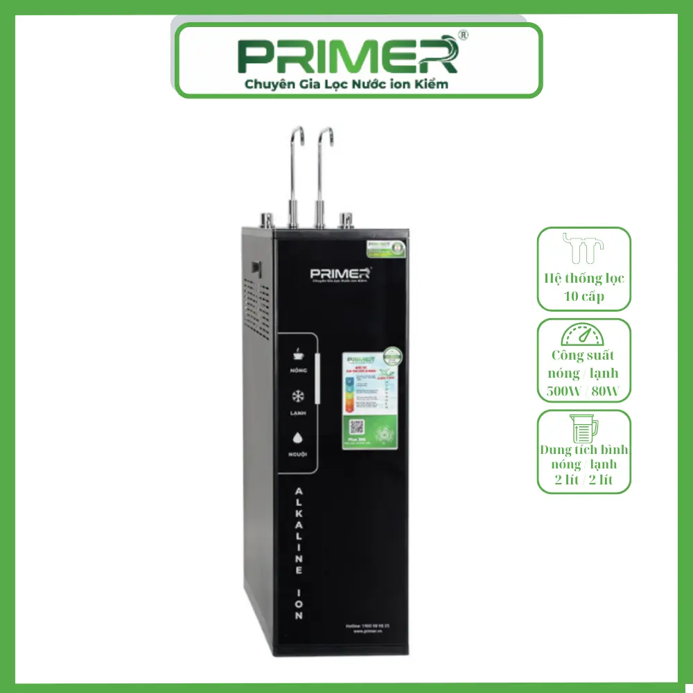 MÁY LỌC NƯỚC PRIMER ION KIỀM LÕI PLUS 366 MÁY LỌC NƯỚC PRIMER ION KIỀM LÕI PLUS 366