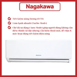 Điều Hòa 1 Chiều Nagakawa NS-C09R2T30 9000 Btu