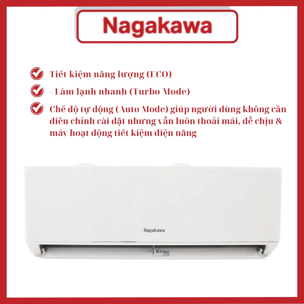 Điều Hòa 1 Chiều Nagakawa NS-C12R2T30 12000 Btu Điều Hòa 1 Chiều Nagakawa NS-C12R2T30 12000 Btu