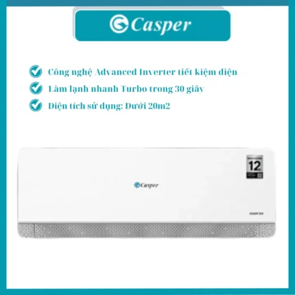 Điều Hòa Casper 1 Chiều Inverter 12000BTU QC-12IU36A