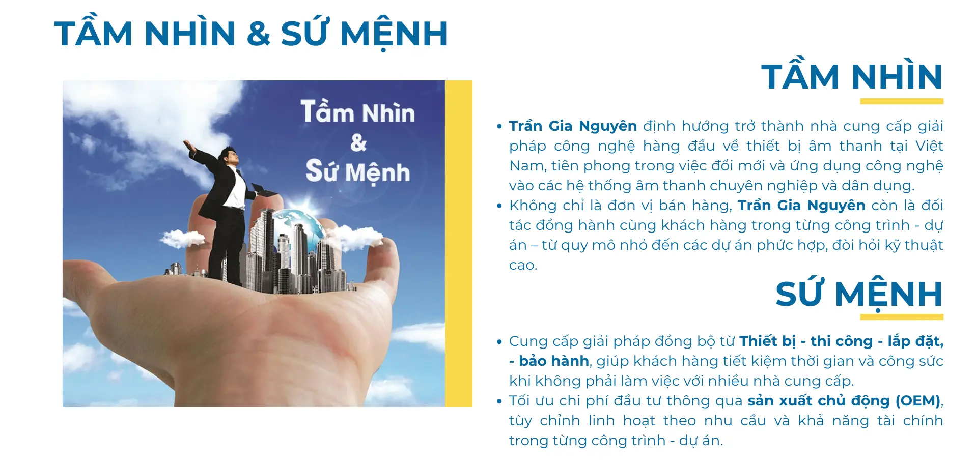 Tầm Nhìn - Sứ Mệnh