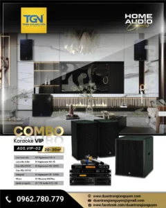Dàn Karaoke Gia Đình – Giải Pháp Giải Trí Hiện Đại, Chất Lượng Cao Combo Karaoke VIP 02 78.900.000