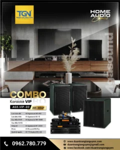 Dàn Karaoke Gia Đình – Giải Pháp Giải Trí Hiện Đại, Chất Lượng Cao Combo Karaoke VIP 03 83.100.000