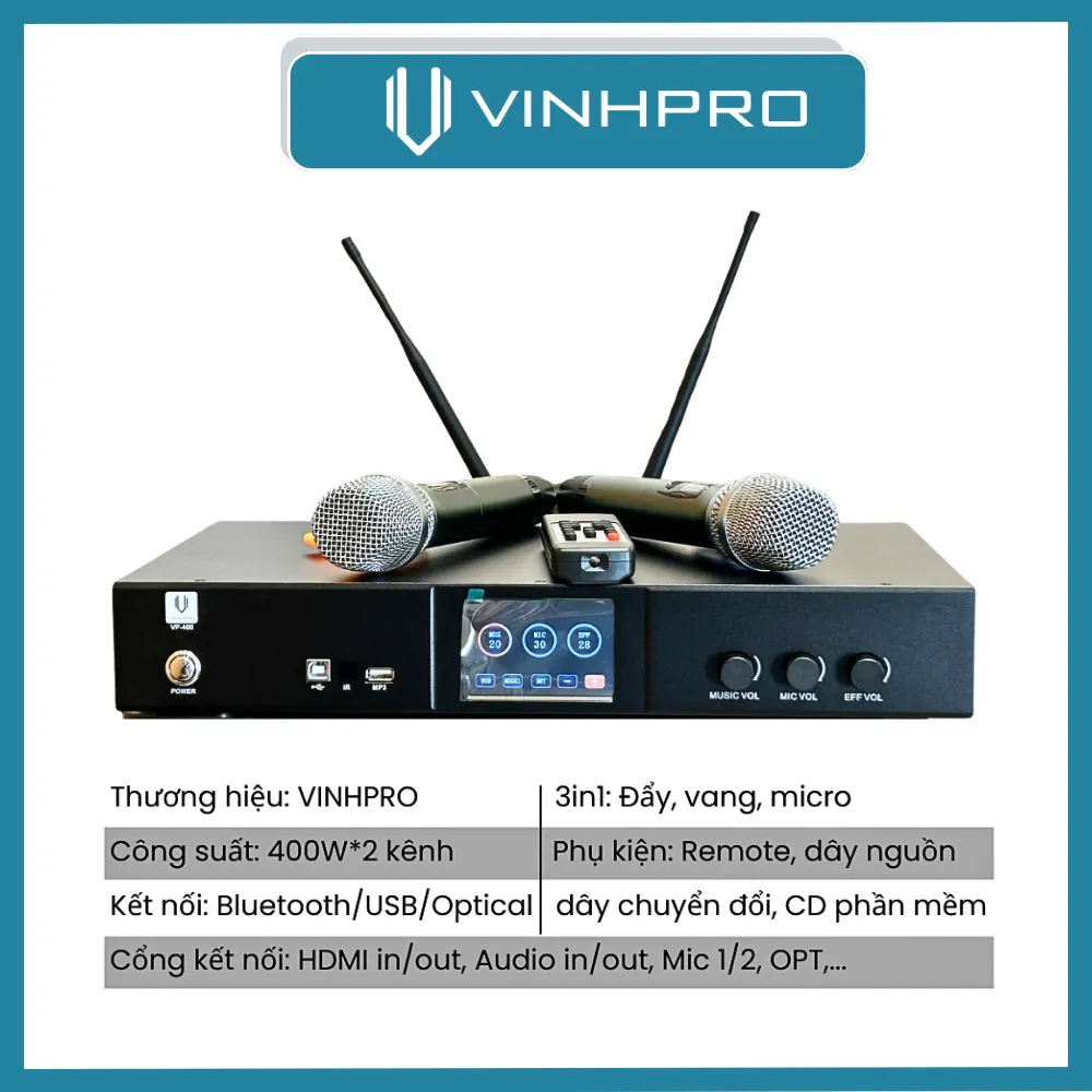 AMPLY 3IN1 VINHPRO VP-400 AMPLY 3IN1 VINHPRO VP-400