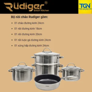 Bộ Nồi Chảo Rudiger – Bí Quyết Cho Gian Bếp Hiện Đại Và Ấm Cúng BỘ NỒI 1