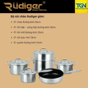 Bộ Nồi Chảo Rudiger – Bí Quyết Cho Gian Bếp Hiện Đại Và Ấm Cúng BỘ NỒI 2