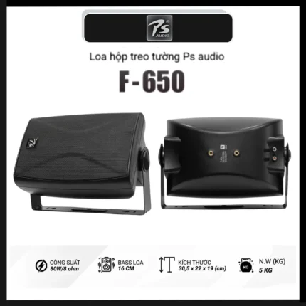LOA TREO TƯỜNG PS F-650_11zon