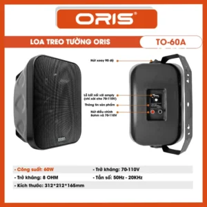 LOA TREO TƯỜNG ORIS TO-60A