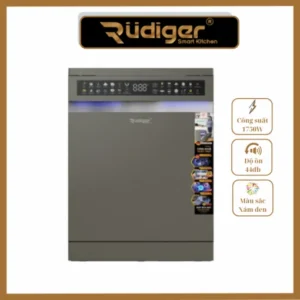Máy Rửa Chén Rudiger – Trợ Thủ Hoàn Hảo Cho Gian Bếp Hiện Đại Máy Rửa Chén RUDIGER SMS9EU15DCP