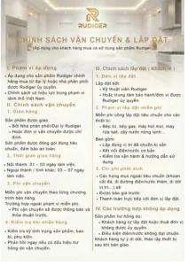 CHINH SACH VAN CHUYEN LAP DAT KHACH HANG