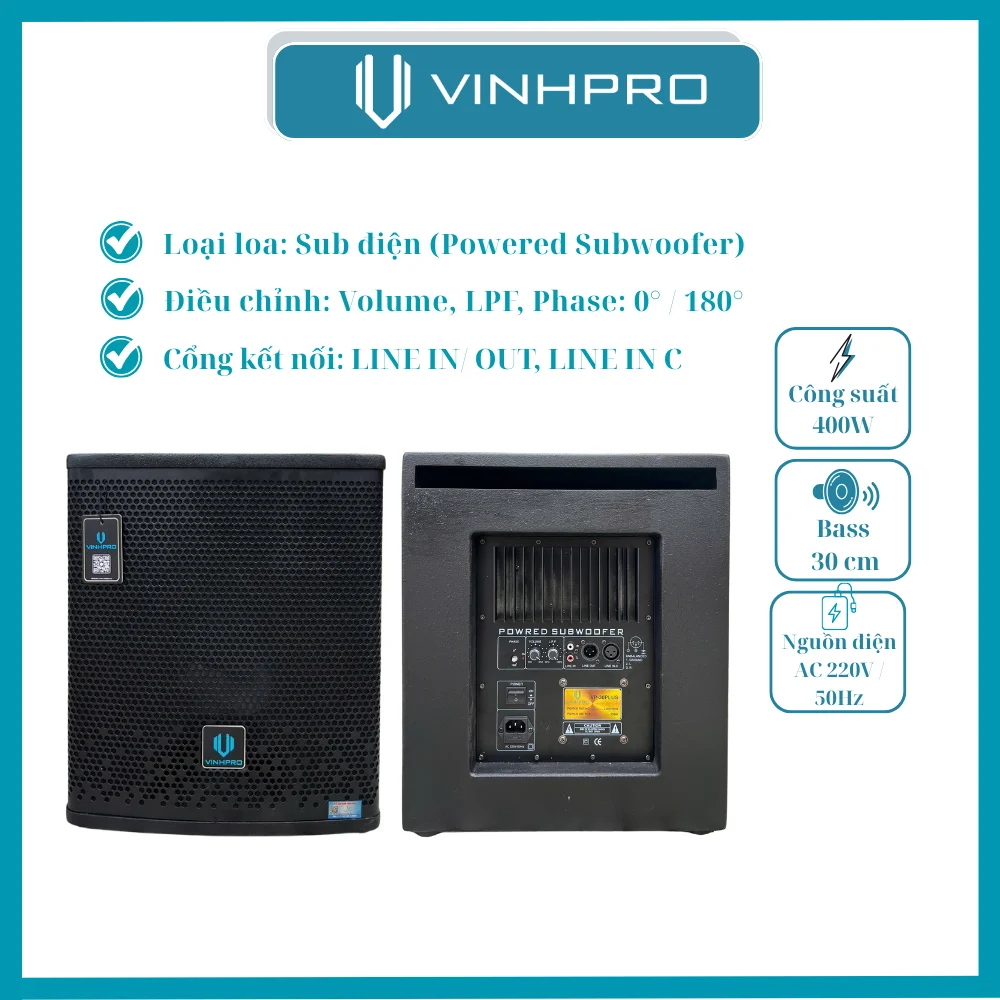 LOA SUB VINHPRO VP-30 PLUS LOA SUB VINHPRO VP-30 PLUS