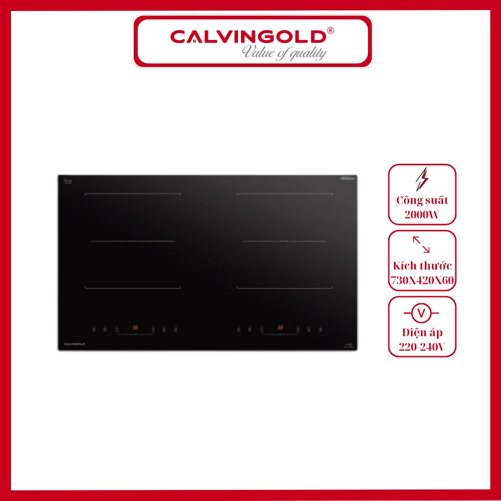 BẾP TỪ CALVINGOLD SERIAL X BẾP TỪ CALVINGOLD SERIAL X