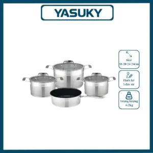 BỘ XOONG NỒI YASUKY YK-0710