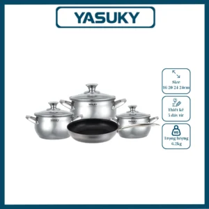 BỘ XOONG NỒI YASUKY YK-2455