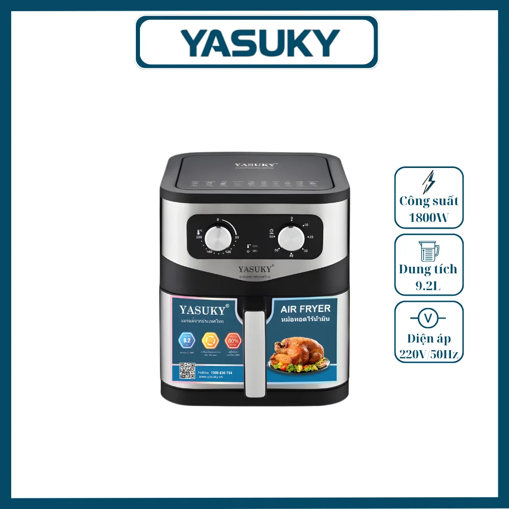 NỒI CHIÊN KHÔNG DẦU YASUKY THAILAND-92 NỒI CHIÊN KHÔNG DẦU YASUKY THAILAND-92