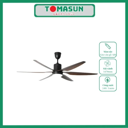 QUẠT TRẦN TOMASUN UAL-601-NMB