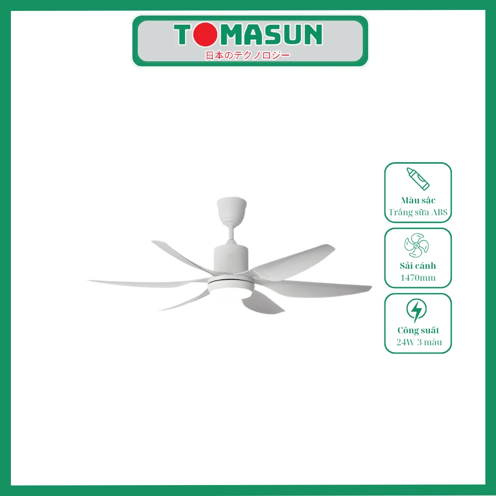 QUẠT TRẦN TOMASUN UAL-601-TMB QUẠT TRẦN TOMASUN UAL-601-TMB