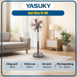 QUẠT ĐỨNG YASUKY YK-389