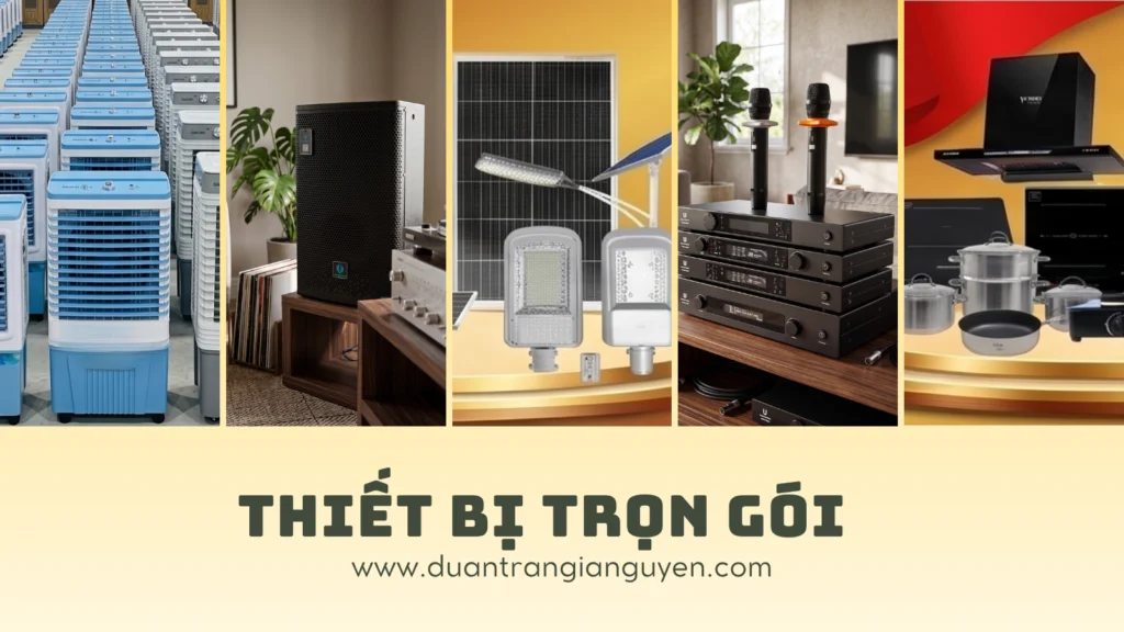 tổng thầu thiết bị gia dụng